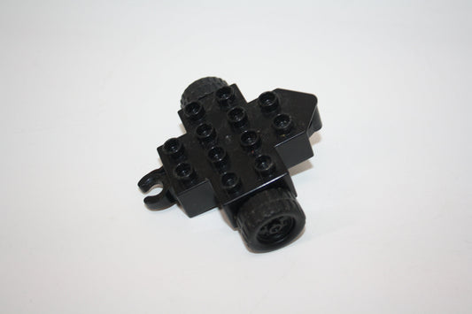 Duplo - 4x4 Fahrwerk für Flughafen Transfer - schwarz - Anhänger - Fahrzeuge - Anhänger/Auflieger