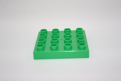 Duplo - 4x4 Platten - versch. Farben - Bauplatten - Grundplatten - grün - Platten