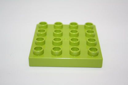 Duplo - 4x4 Platten - versch. Farben - Bauplatten - Grundplatten - limettengrün - Platten
