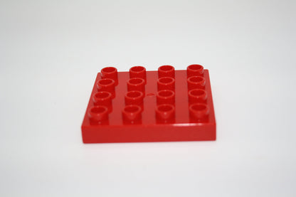 Duplo - 4x4 Platten - versch. Farben - Bauplatten - Grundplatten - rot - Platten
