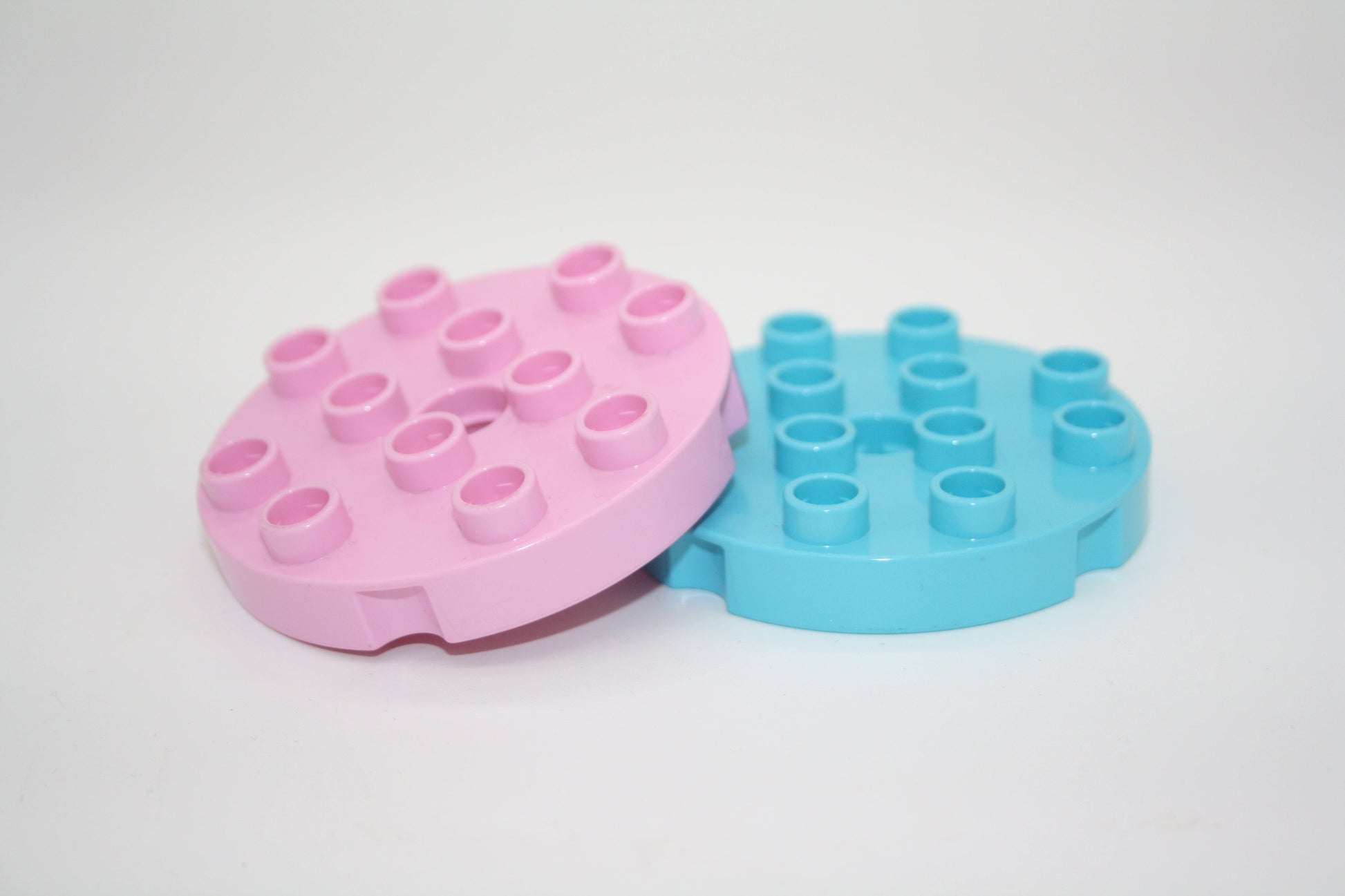 Duplo - 4x4 rund Platten - versch. Farben - Bauplatten - Grundplatten - Platten