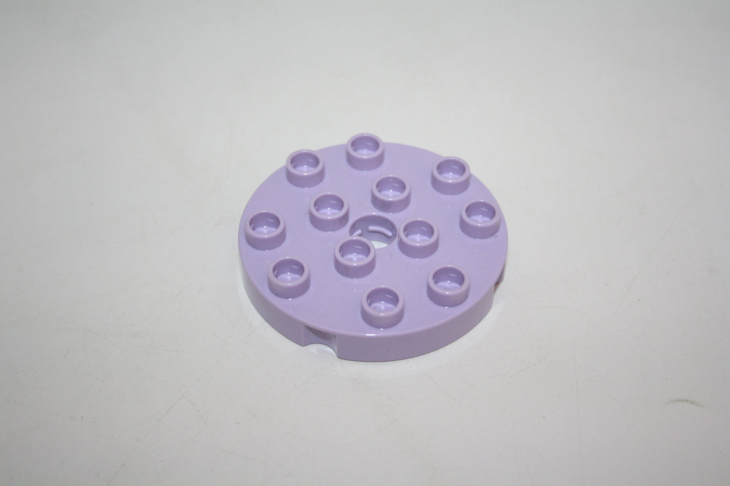 Duplo - 4x4 rund Platten - versch. Farben - Bauplatten - Grundplatten - helllila - Platten