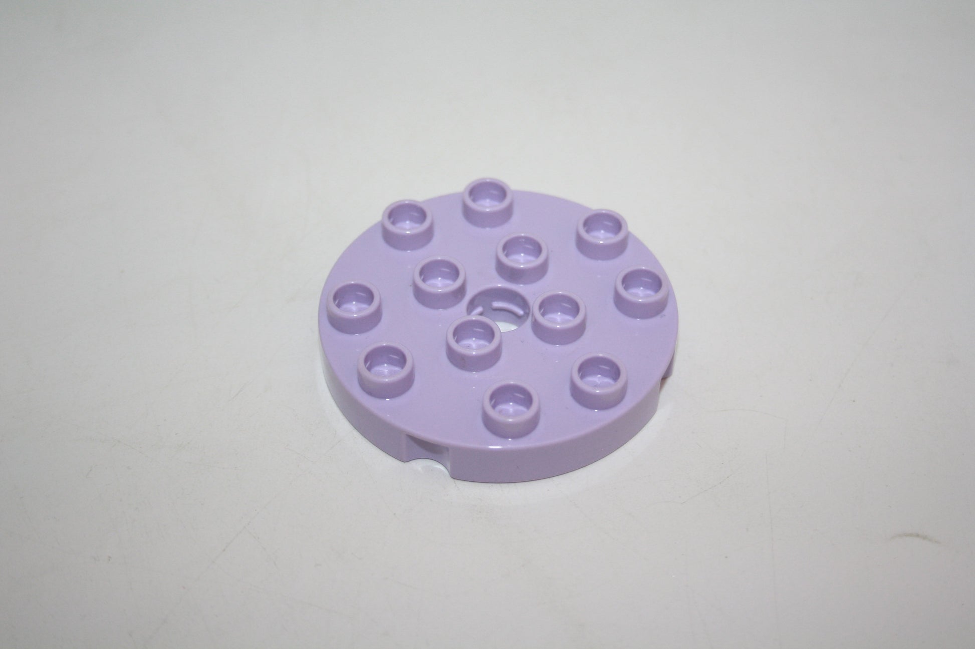 Duplo - 4x4 rund Platten - versch. Farben - Bauplatten - Grundplatten - helllila - Platten