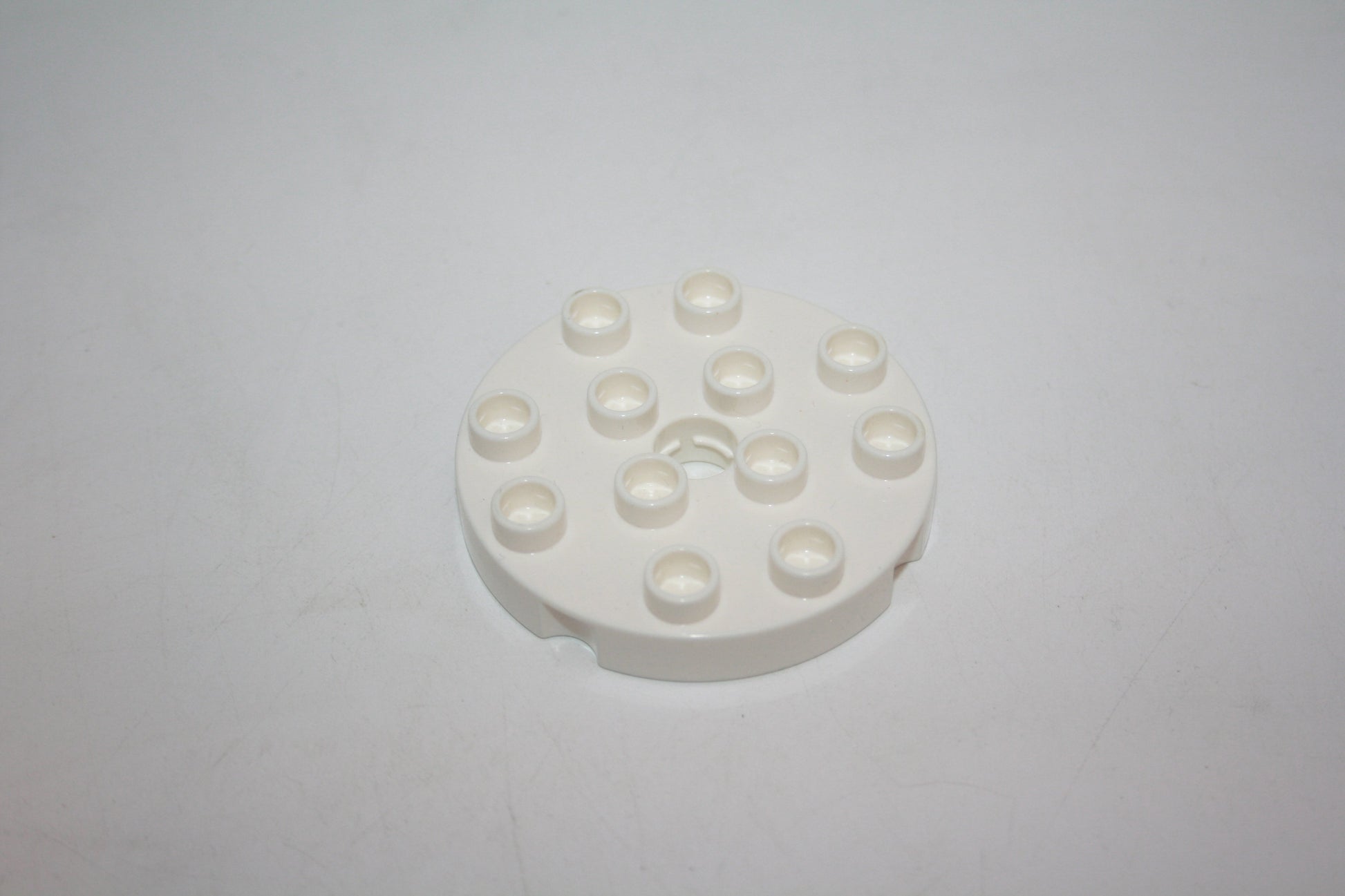 Duplo - 4x4 rund Platten - versch. Farben - Bauplatten - Grundplatten - weiß - Platten