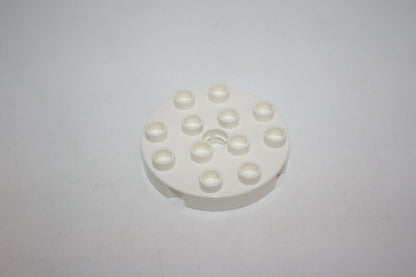 Duplo - 4x4 rund Platten - versch. Farben - Bauplatten - Grundplatten - weiß - Platten