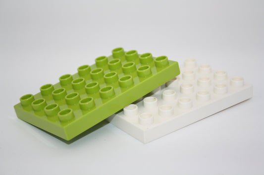 Duplo - 4x6 Platten - versch. Farben - Bauplatten - Grundplatten - Platten