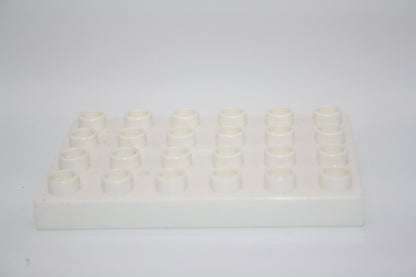 Duplo - 4x6 Platten - versch. Farben - Bauplatten - Grundplatten - weiß - Platten