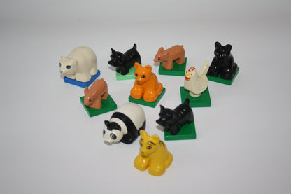 Duplo - 5-10x Tiere Sparpaket - nur Alte Tiere - 10x - Sparpakete