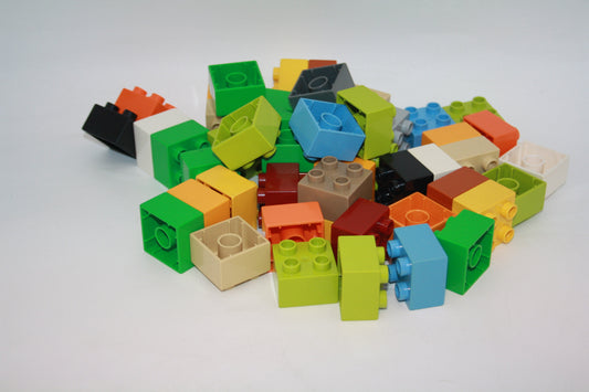 Duplo - 50x 4er Steine - nur neue Farben (2x2 Noppen) - Sparpaket - Sparpakete