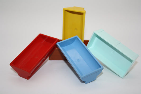 Duplo - 5x Trog/Tröge - bunt gemischt - Zubehör - Sparpaket - Zubehör