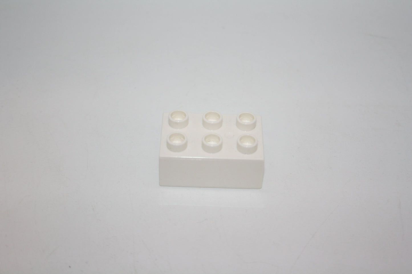 Duplo - 6er Steine (2x3 Noppen) - versch. Farben - Grundbausteine - einzelne Steine - weiß - Einzelne Steine