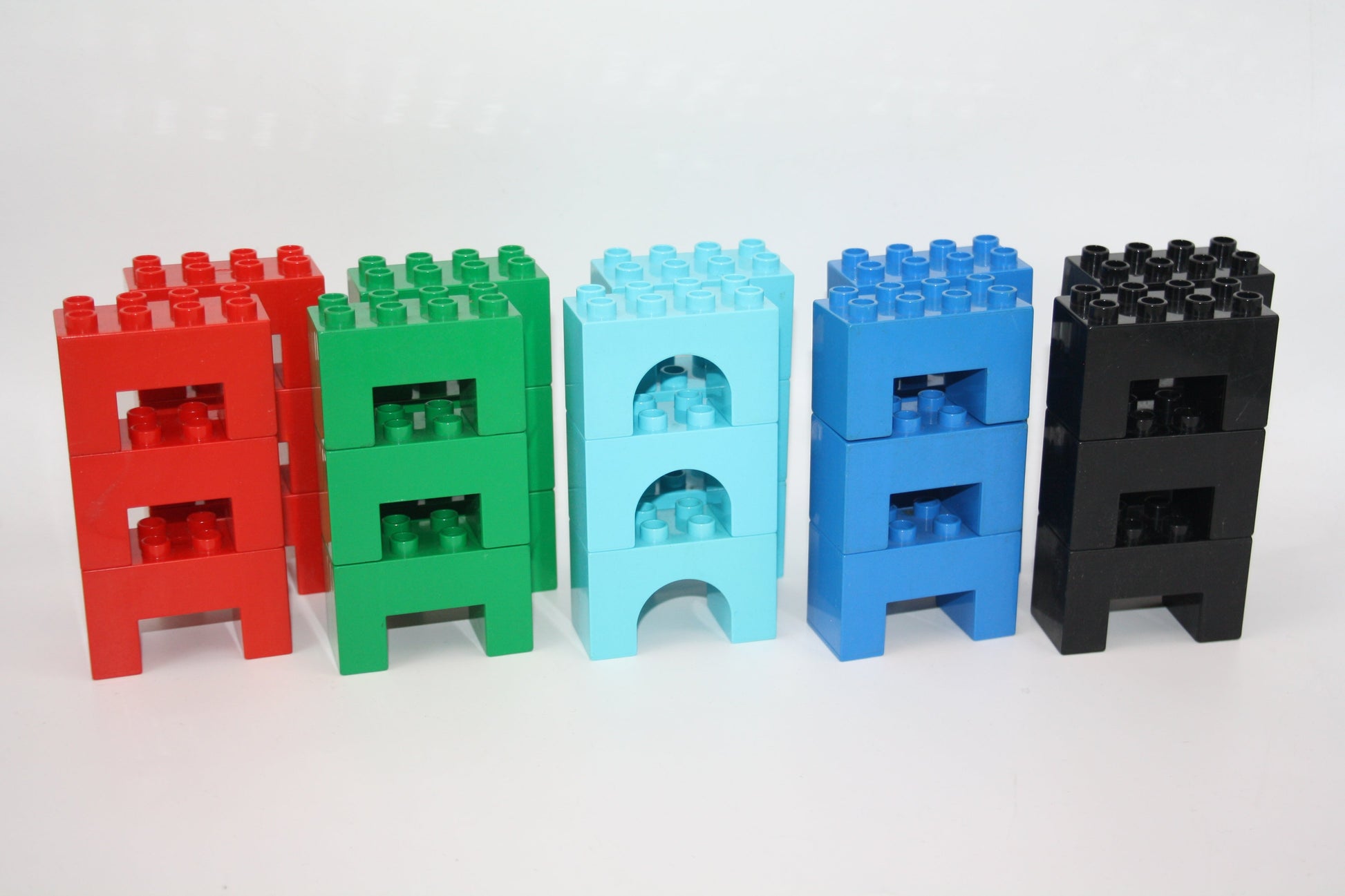 Duplo - 6x Stützsteine 2x4 Noppen - versch. Farben - Sparpakete - Sparpakete