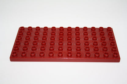 Duplo - 6x12 Platten - versch. Farben - Bauplatten - Grundplatten - dunkelrot - Platten