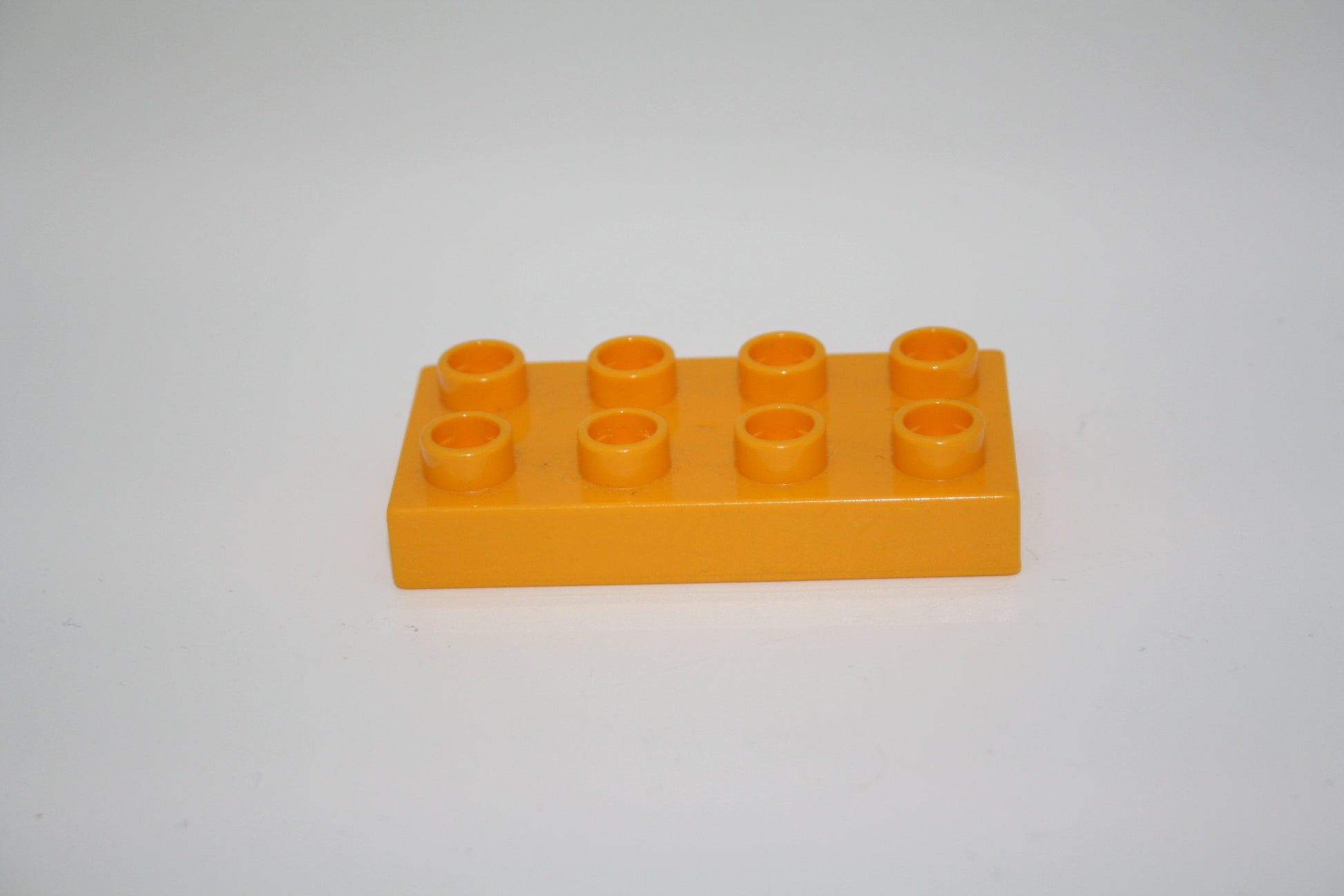 Duplo - 8er Plättchen/2x4 Platten - versch. Farben - Bauplatten - Grundplatten - dunkelgelb - Platten