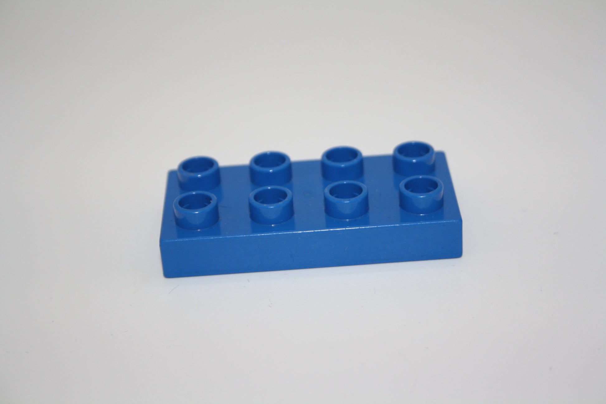 Duplo - 8er Plättchen/2x4 Platten - versch. Farben - Bauplatten - Grundplatten - blau - Platten
