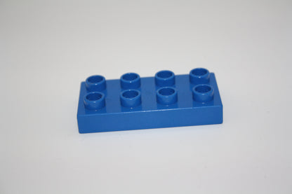 Duplo - 8er Plättchen/2x4 Platten - versch. Farben - Bauplatten - Grundplatten - blau - Platten