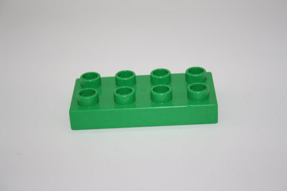 Duplo - 8er Plättchen/2x4 Platten - versch. Farben - Bauplatten - Grundplatten - hellgrün - Platten