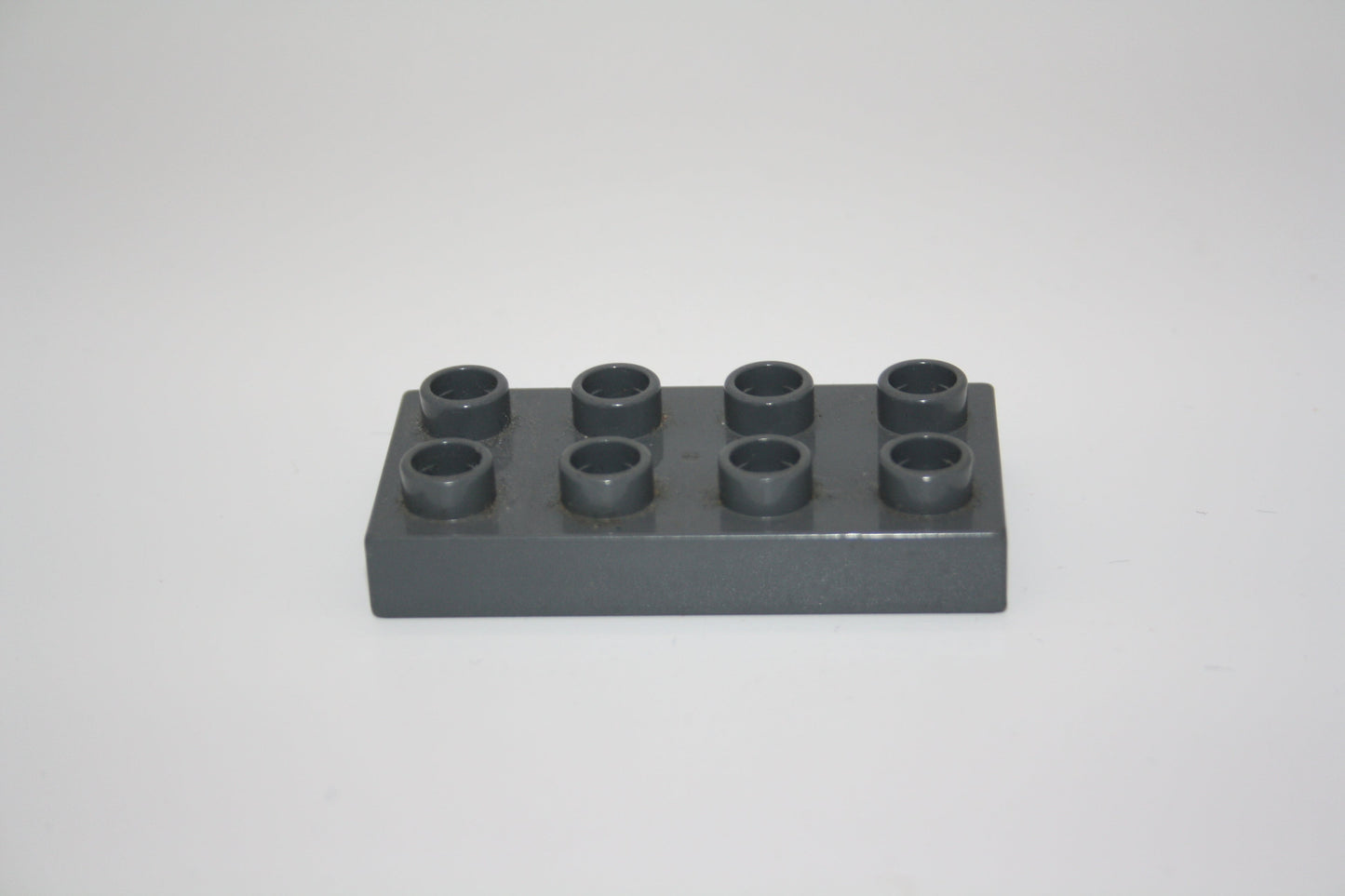 Duplo - 8er Plättchen/2x4 Platten - versch. Farben - Bauplatten - Grundplatten - dunkelgrau - Platten