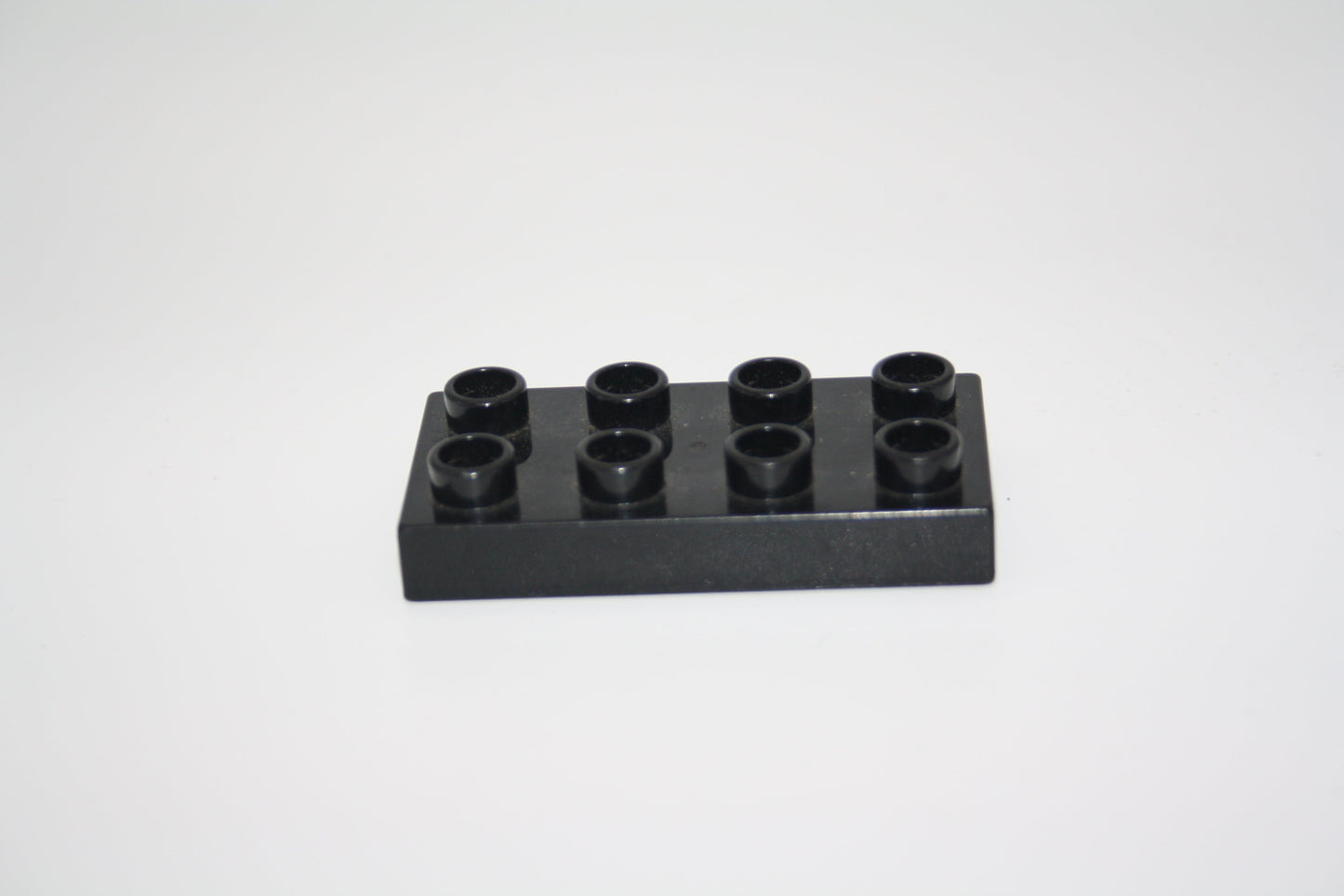 Duplo - 8er Plättchen/2x4 Platten - versch. Farben - Bauplatten - Grundplatten - schwarz - Platten