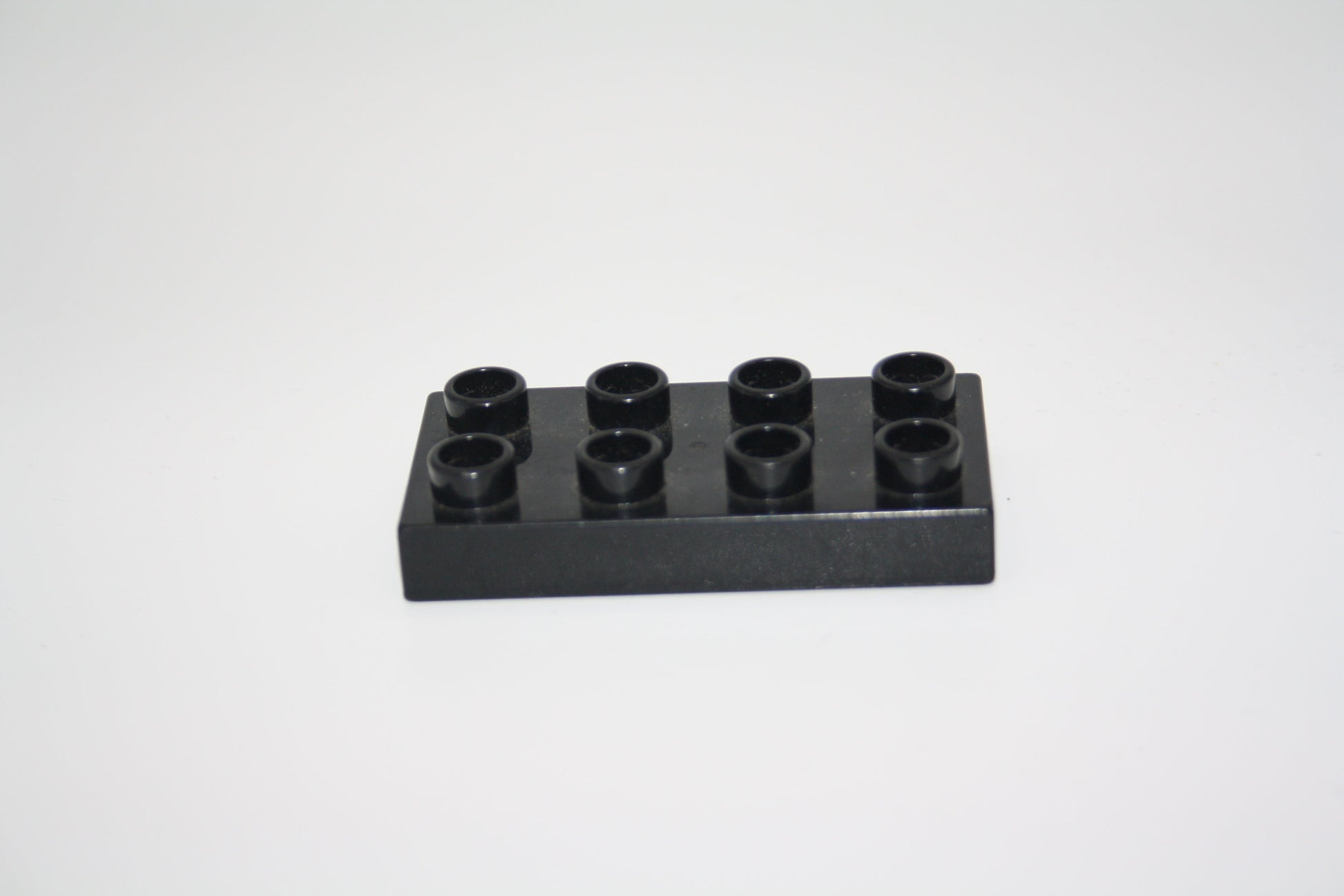 Duplo - 8er Plättchen/2x4 Platten - versch. Farben - Bauplatten - Grundplatten - schwarz - Platten