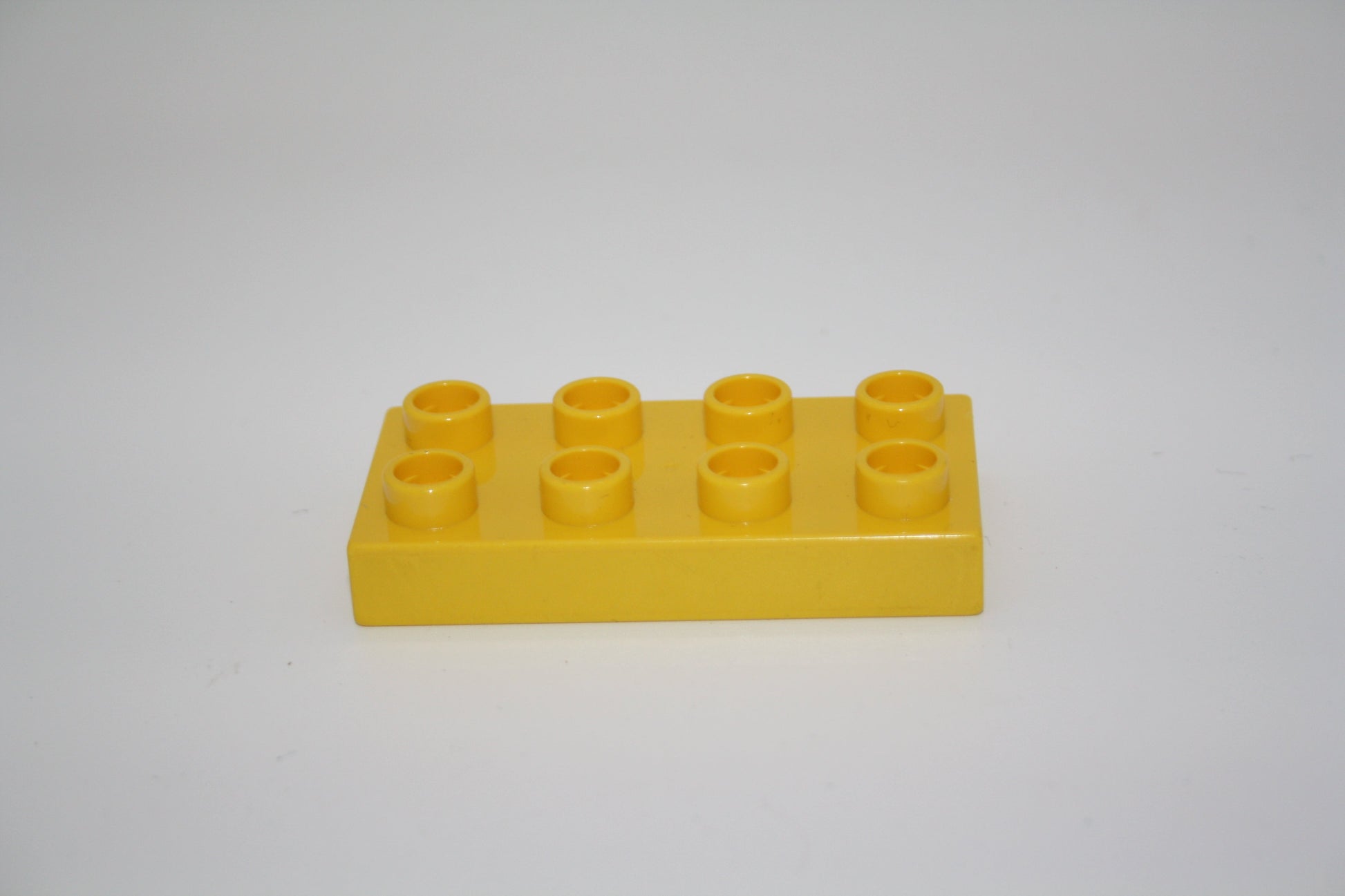 Duplo - 8er Plättchen/2x4 Platten - versch. Farben - Bauplatten - Grundplatten - gelb - Platten