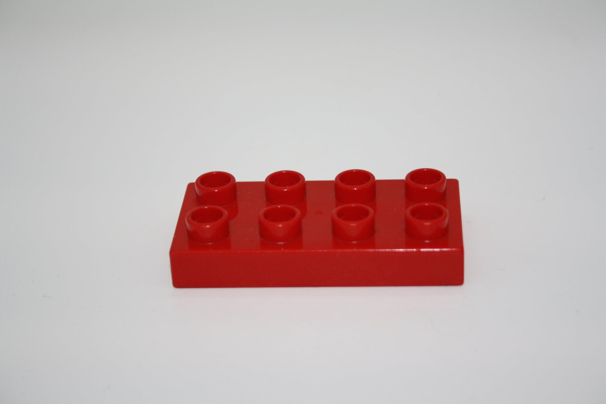 Duplo - 8er Plättchen/2x4 Platten - versch. Farben - Bauplatten - Grundplatten - rot - Platten