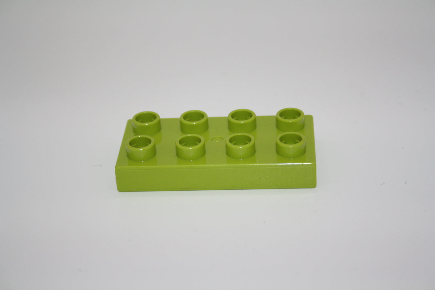 Duplo - 8er Plättchen/2x4 Platten - versch. Farben - Bauplatten - Grundplatten - limettengrün - Platten