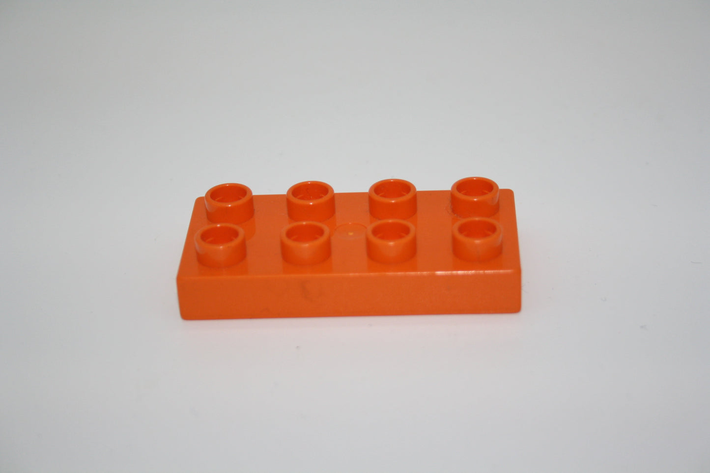 Duplo - 8er Plättchen/2x4 Platten - versch. Farben - Bauplatten - Grundplatten - orange - Platten