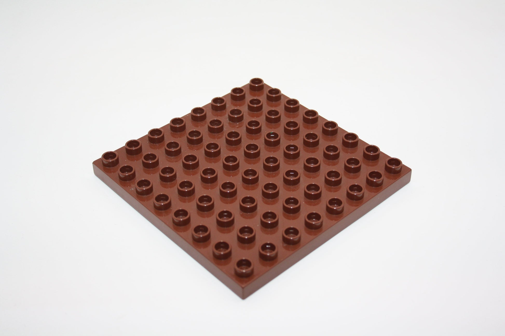 Duplo - 8x8 Platten - versch. Farben - Bauplatten - Grundplatten - braun (rotbraun) - Platten