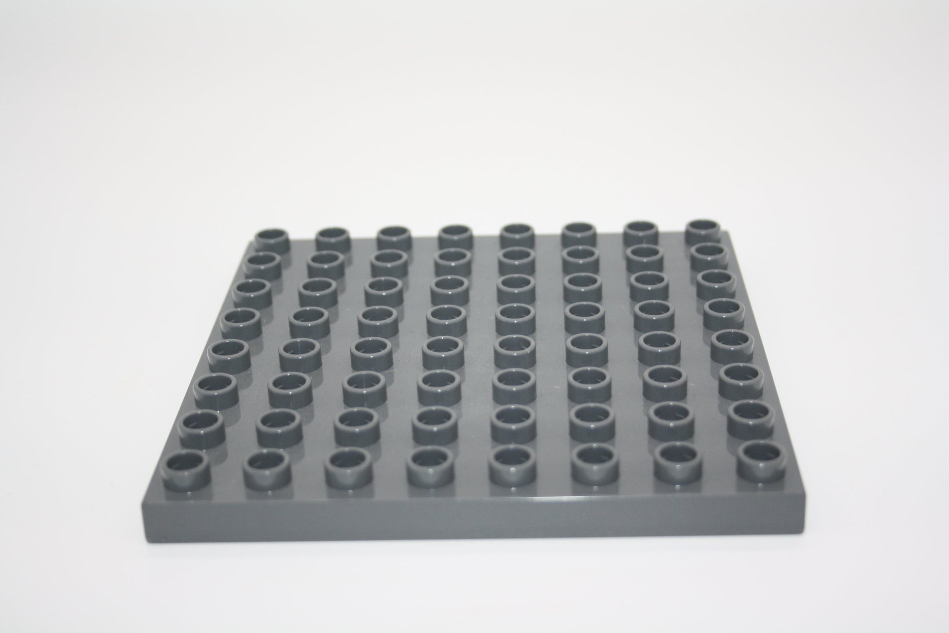 Duplo - 8x8 Platten - versch. Farben - Bauplatten - Grundplatten - dunkelgrau - Platten