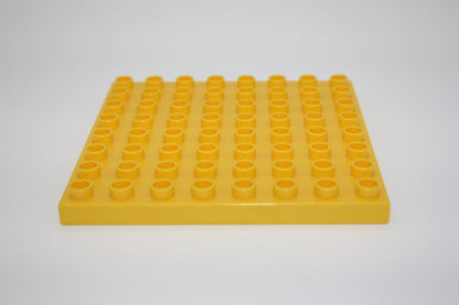 Duplo - 8x8 Platten - versch. Farben - Bauplatten - Grundplatten - gelb - Platten