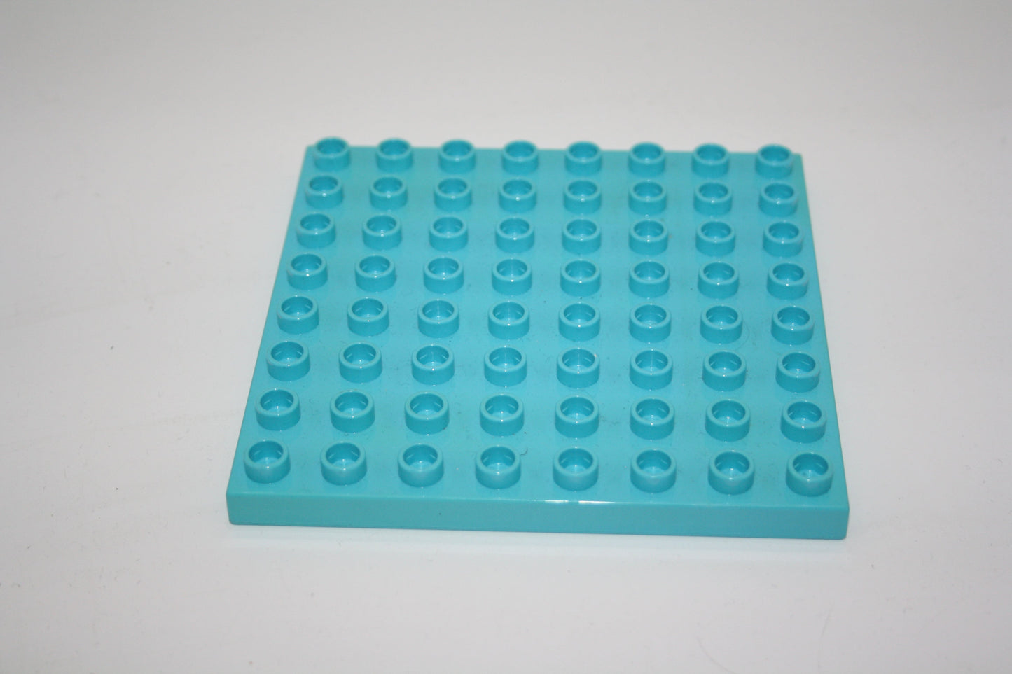 Duplo - 8x8 Platten - versch. Farben - Bauplatten - Grundplatten - hellblau-neu - Platten