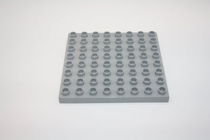 Duplo - 8x8 Platten - versch. Farben - Bauplatten - Grundplatten - hellgrau - Platten