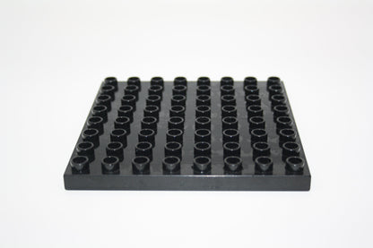 Duplo - 8x8 Platten - versch. Farben - Bauplatten - Grundplatten - schwarz - Platten