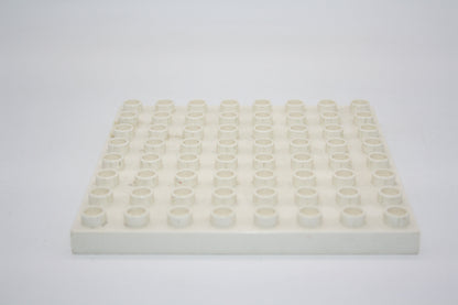Duplo - 8x8 Platten - versch. Farben - Bauplatten - Grundplatten - weiß - Platten