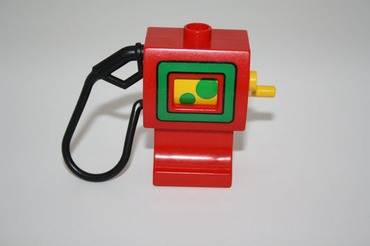 Duplo - alte Tanksäule/Zapfsäule mit Funktion - rot - Fahrzeuge - Zubehör - Accessoires/Zubehör