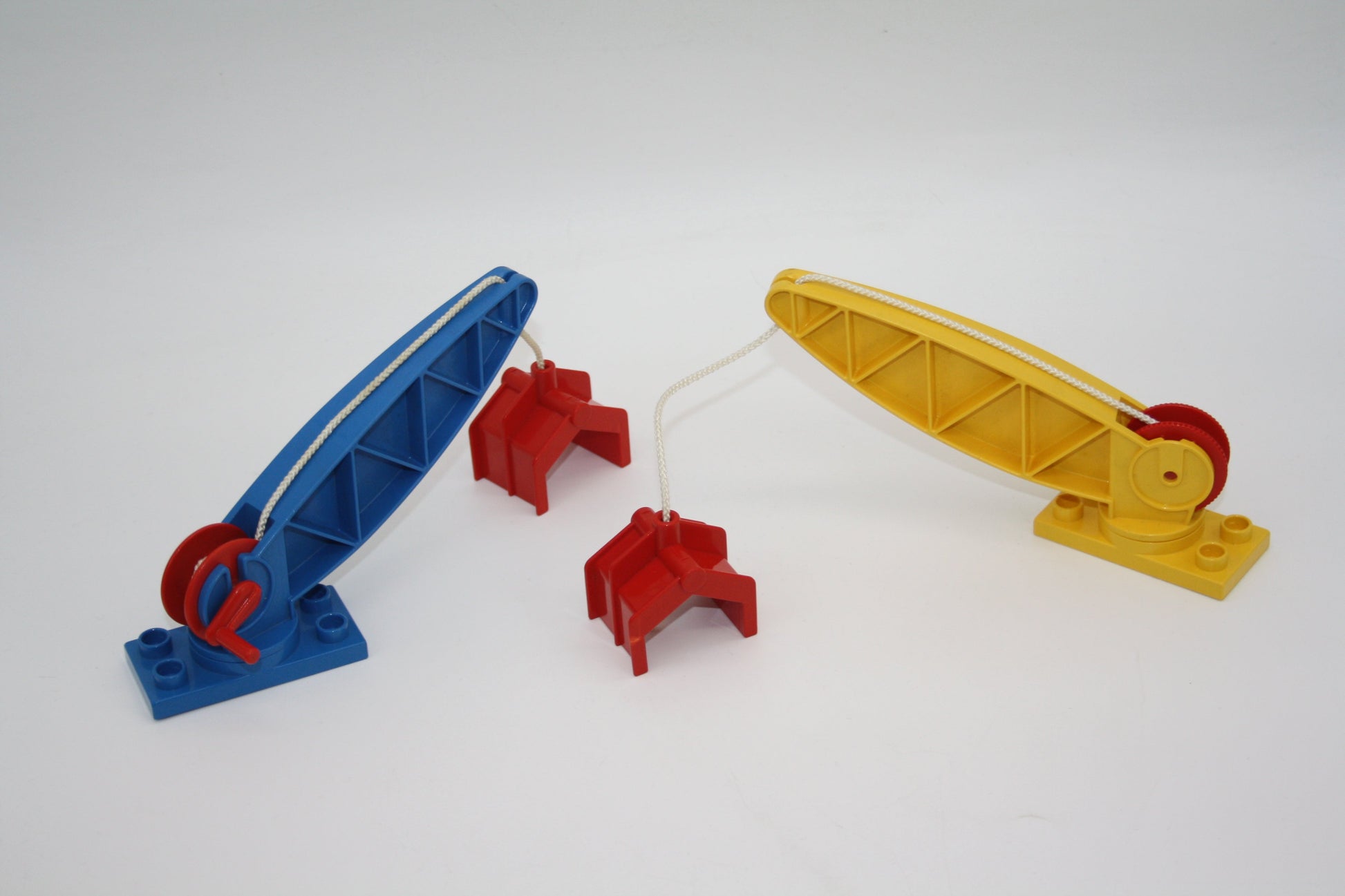 Duplo - alter Kran mit Haken/Seilwinde - versch. Farben - Werkzeug - Zubehör - Ersatzteile/Zubehör