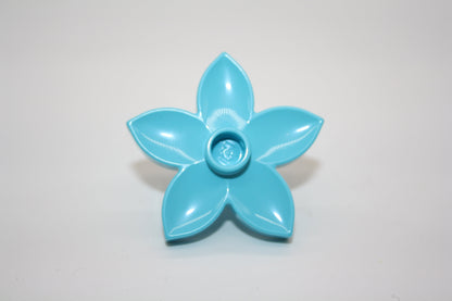 Duplo - Blumen - versch. Farben - Pflanzen/Bäume - Grünzeug - hellblau-neu - Kleinteile/Einzelteile