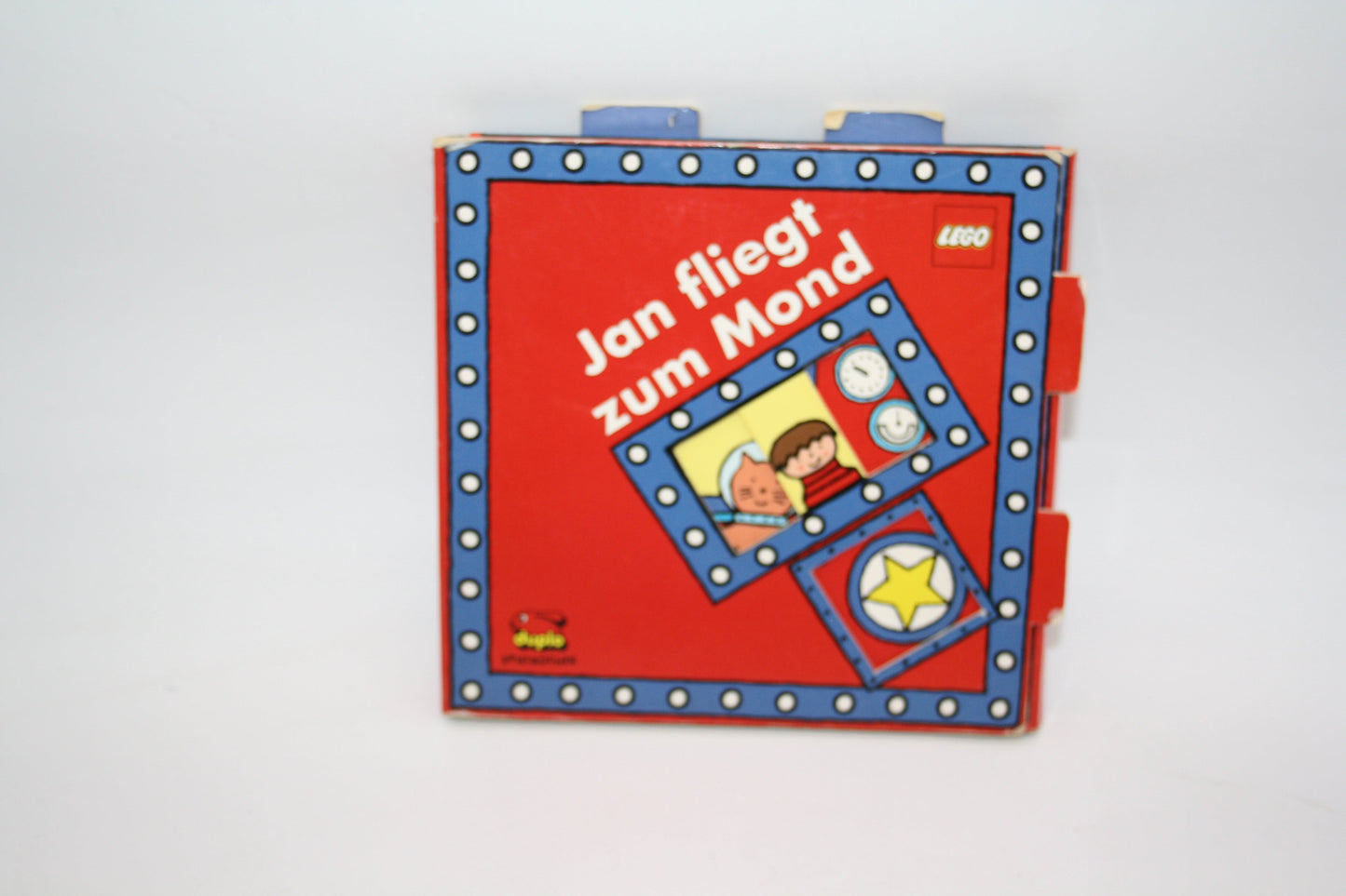 Duplo Buch - Jan fliegt zum Mond - Ausklappbares Bilderbuch zum Lesen und Spielen - Steine - Basics