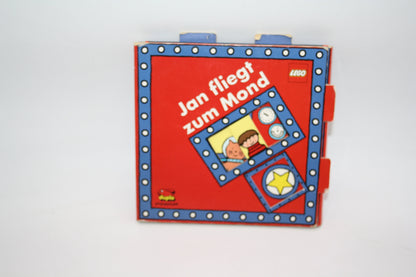 Duplo Buch - Jan fliegt zum Mond - Ausklappbares Bilderbuch zum Lesen und Spielen - Steine - Basics