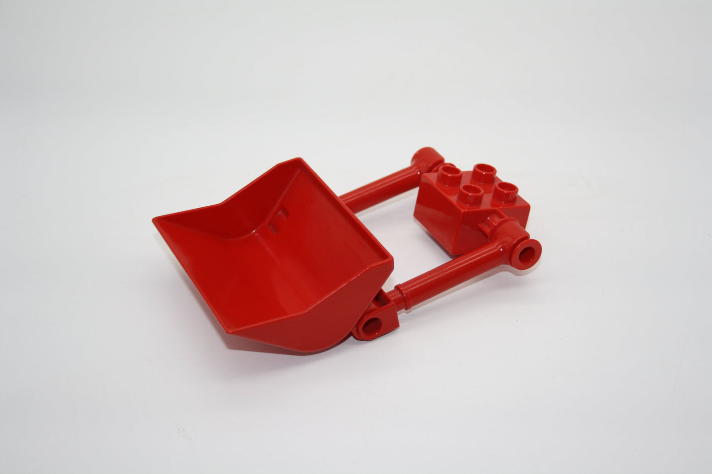 Duplo - Buddels Schaufel/Baggerschaufel m. Halterung - rot - Ersatzteil - Fahrzeuge - Ersatzteil