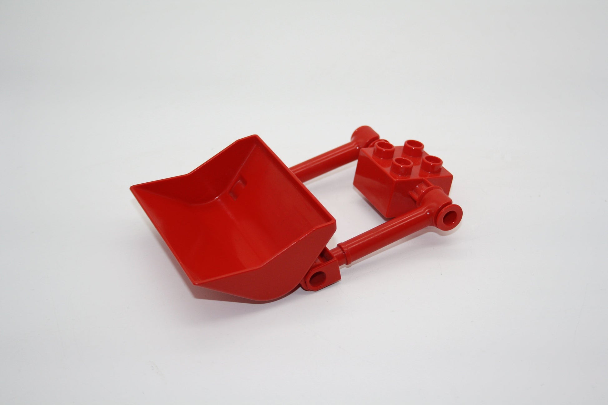 Duplo - Buddels Schaufel/Baggerschaufel m. Halterung - rot - Ersatzteil - Fahrzeuge - Ersatzteil