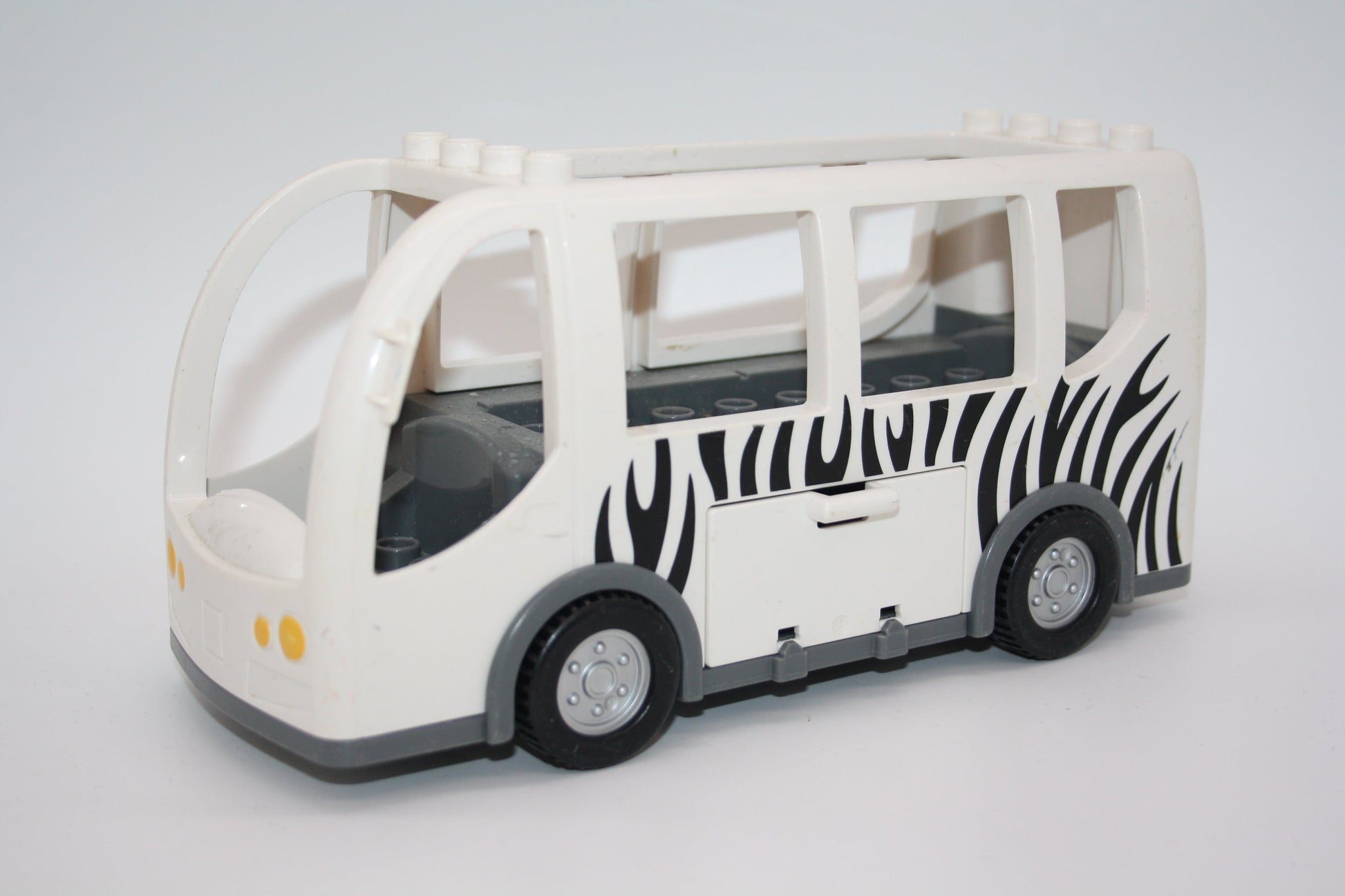 Duplo - Bus/Reisebus - versch. Farben - Zoo/Safari - Fahrzeuge - weiß - Safari - Fahrzeuge
