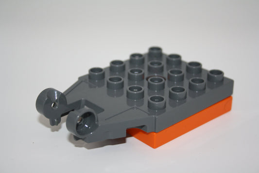 Duplo - drehplatte für Raupenbagger - grau orange - Fahrzeuge - Zubehör - Ersatzteile