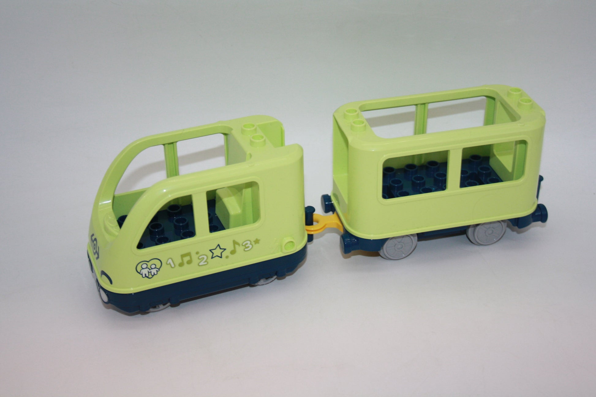 Duplo - E-Lok + Personen im Sparpaket 10477 - Mintgrün - Eisenbahn - Wagon/Waggon - neu/unbespielt - Waggons