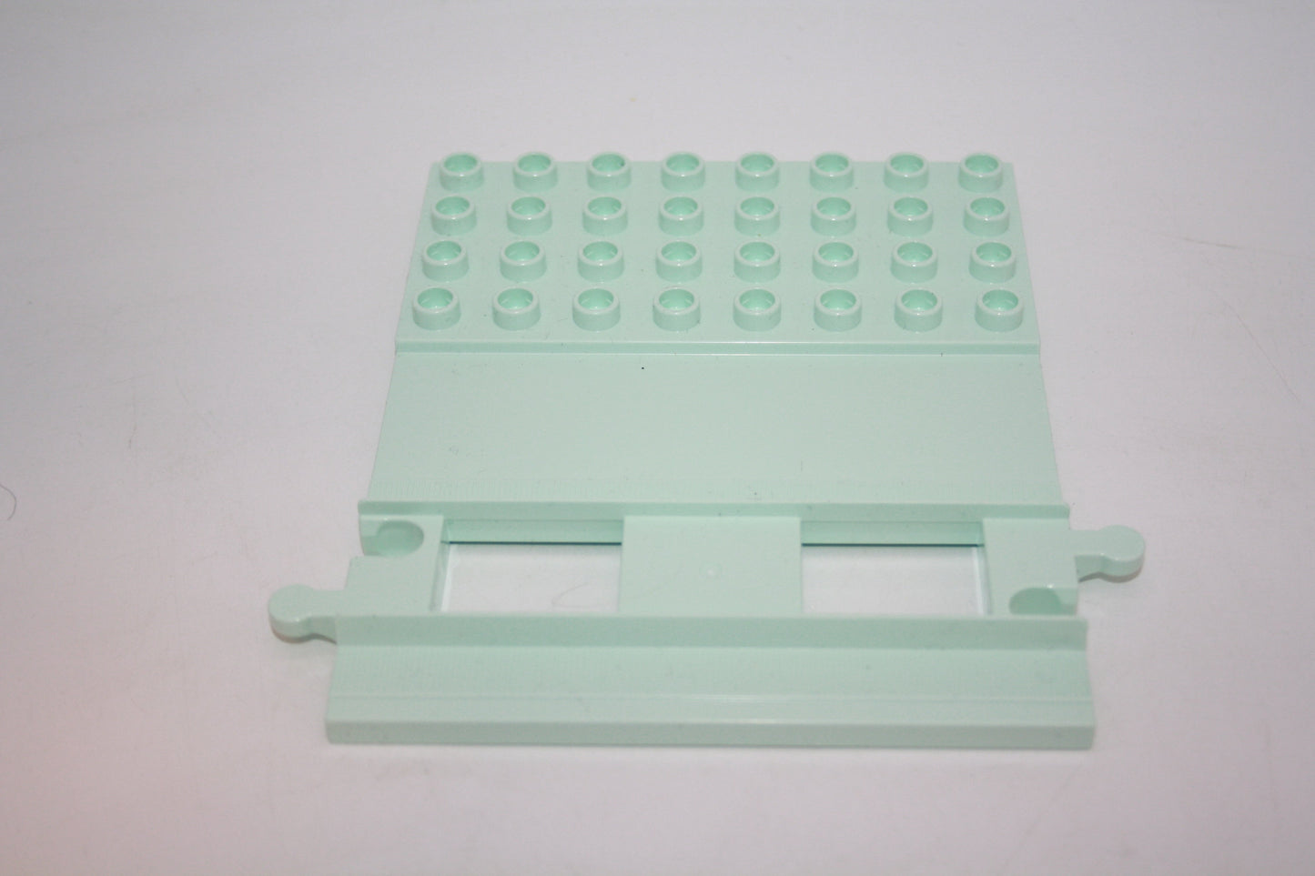 Duplo - Gerades Gleis mit Bauplatte - mint - Schienen/Gleis - Eisenbahn - Schienen/Gleise