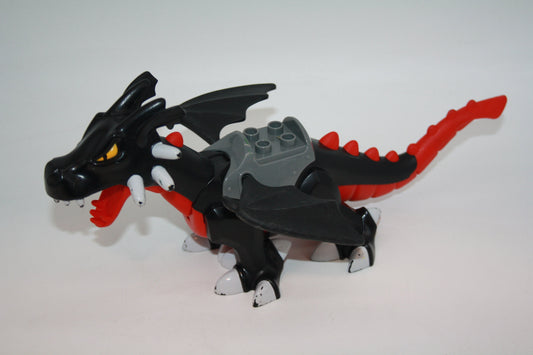 Duplo - großer schwarzer Drache - Ritter/Mittelalter - Tiere - Tiere