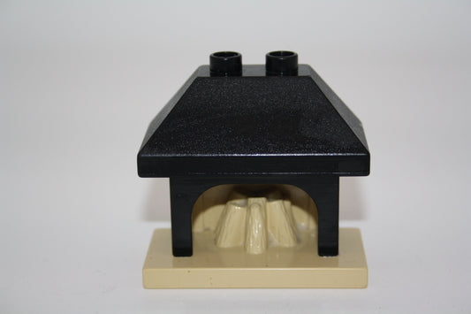 Duplo - Kamin - beige - Einrichtung - Möbel - Wohnraum - Haushaltsgeräte