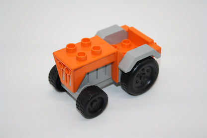 Duplo - kl. Traktoren/Trecker - versch. Farben - Bauernhof - Fahrzeuge - orange-grau - Fahrzeuge