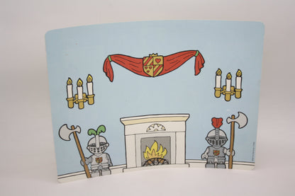 Duplo - Kulisse/Wand - Burgtor/Kamin - Einrichtung - Theater - Bauelemente